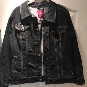 Gloria Vanderbilt Size 14 Dark Denim Jacket